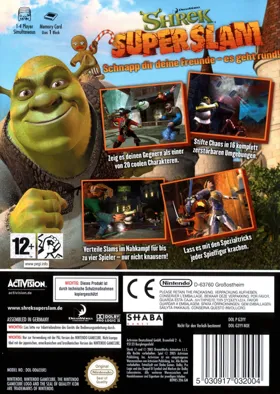 DreamWorks Shrek - SuperSlam box cover back